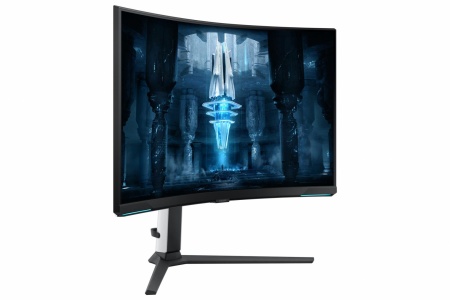 MONITOR SAMSUNG LS32BG850NPXEN 32 inch, Curvature: 1000R , Panel Type: VA, Resolution: 3840x2160, Aspect Ratio: 16:9, Refresh Rate:240Hz, Response time GtG: 1ms, Brightness: 350 cd/m², Contrast (static): 1,000,000 : 1, Viewing angle: 178º(R/L), - Img 7