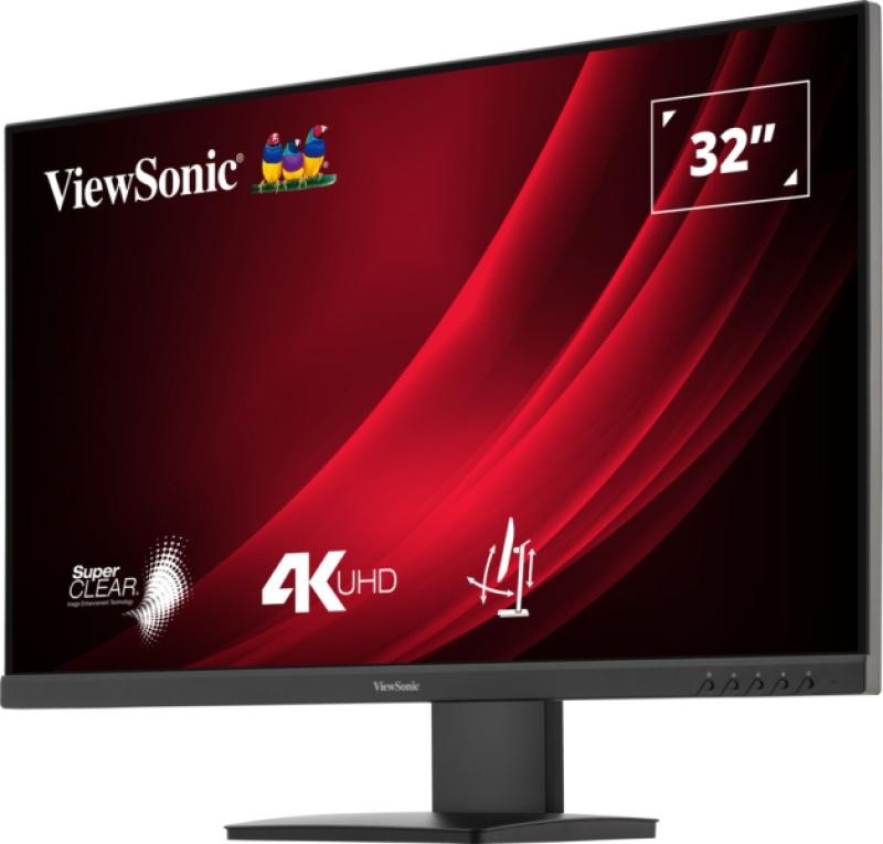 Monitor ViewSonic 31.5" VG3208-4K, Diagonal (inch): 31.5, Diagonal (cm): 80.01, Aspect ratio: 16:9, Panel: VA, Resolution: 3840x2160, Refresh Rate: 60Hz, Response time GtG: 4ms, Brightness (max): 300 cd/m², Contrast (static) : 3000:1, Contrast (dynamic): - Img 4