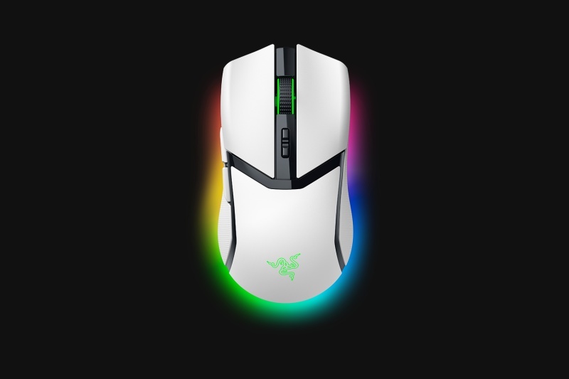 Mouse Razer Cobra Pro wireless, rezolutie 30000 dpi autonomie baterie pana la 100h (1000Hz), pana la 30h (4000Hz*), pana la 170h (Bluetooth), alb - Img 6