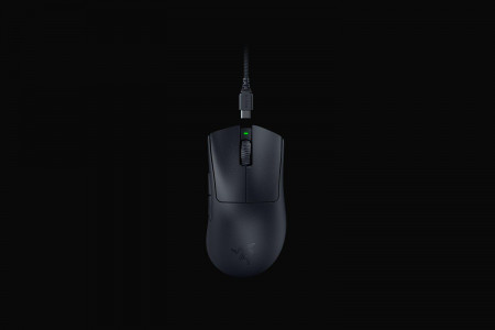 Mouse Razer DeathAdder V3 Pro optic, numar butoane progamabile 5, rezolutie 30000 DPI, negru, include Dongle wireless HyperPolling