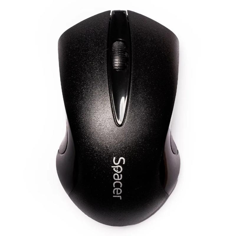 Mouse spacer SPMO-W12, wireless, 1000DPI, 3 butoane, functie auto sleep, negru - Img 4