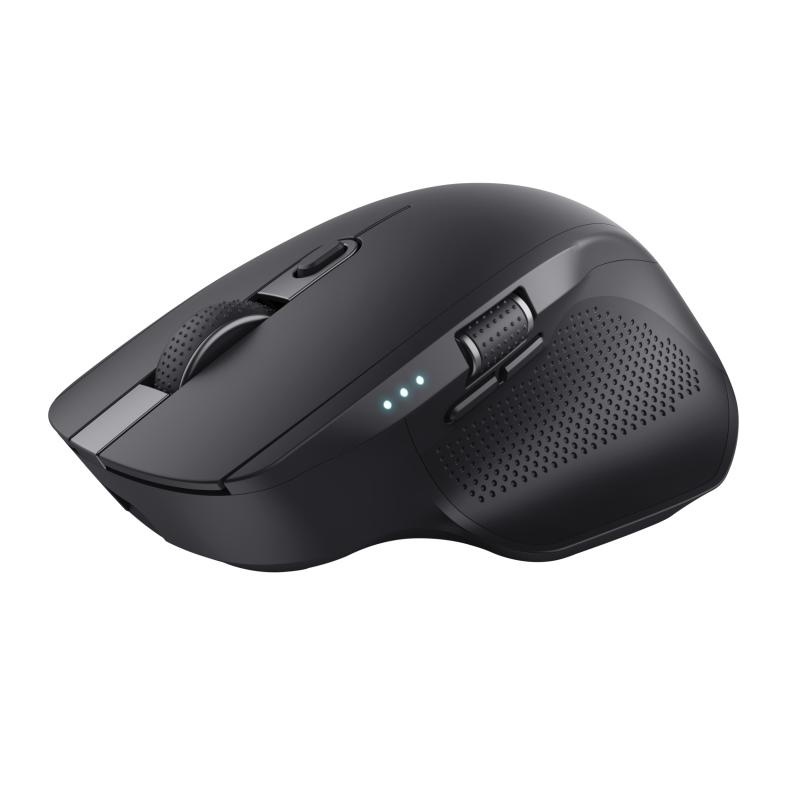 Mouse Trust Ozaa+, wireless RF 2.4GHz, bluetooth, conectivitate USB 1.1, 2.0, 3.0, rezolutie maxima 3200 DPI, negru - Img 11