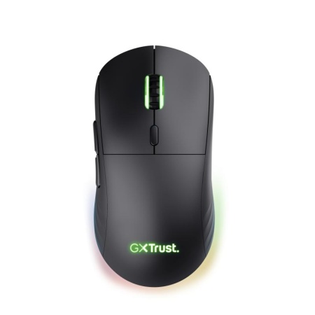 Mouse wireless Trust GXT 927 Redex+, rezolutie maxima 25600 DPI, senzor PAW3370, polling rate 125/250/500/1000Hz, iluminare full RGB, negru - Img 7
