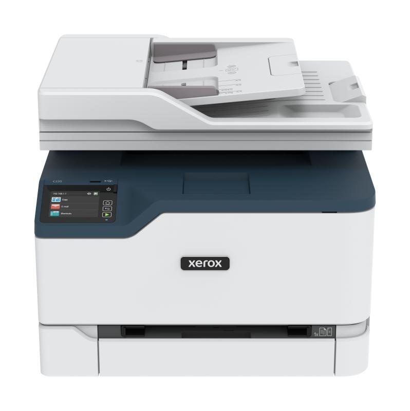 Multifunctional laser color Xerox C235V_DNI, Print/Copy/Scan/Fax, Dimensiune A4, Viteza: 22 ppm, Rezolutie Imprimare 600 x 600 dpi, calitate culoare de 4800,Copiere 600 x 600 dpi, Procesor 1 GHz Dual Core, Memorie 256 MB, Limbaje imprimate PCL® 5/6, - Img 3