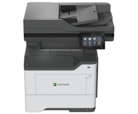 Multifunctional laser monocrom Lexmark MX532adwe, A4, Imprimare/Scanare/Copiere/fax analog,Grup de lucru mediu, Ecran tactil color Lexmark e-Task de 4,3 inchi (10,9 cm), Alimentator multifuncţional de 100 de coli, Tavă de ieşire de 250 de coli, Unitate - Img 6