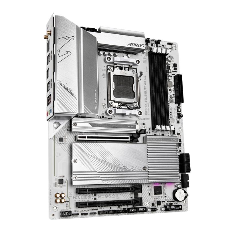 Placa de baza Gigabyte B650 AORUS ELITE AX ICE AM5 4x DDR5, 3x PCIE x16, 3x M.2, 1x DP 1x HDMI, 4x SATA 6GB/s, ATX - Img 8