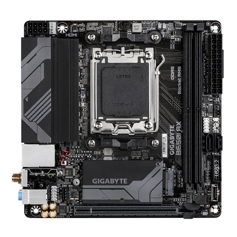 Placa de baza GIGABYTE B650I AX AM5, 2x DDR5, 1x DP 1x HDMI, 1x PCIE x16, 1x M.2, 2x SATA 6gb/s, Mini-ITX - Img 5