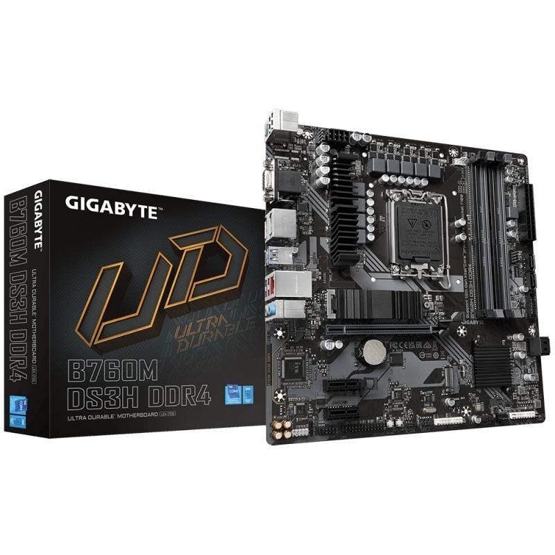 Placa de bază Gigabyte B760M DS3H DDR4 LGA1700 - Img 5