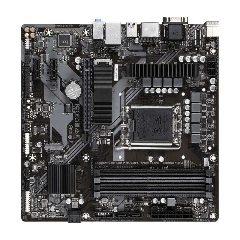 Placa de bază Gigabyte B760M DS3H DDR4 LGA1700 - Img 9
