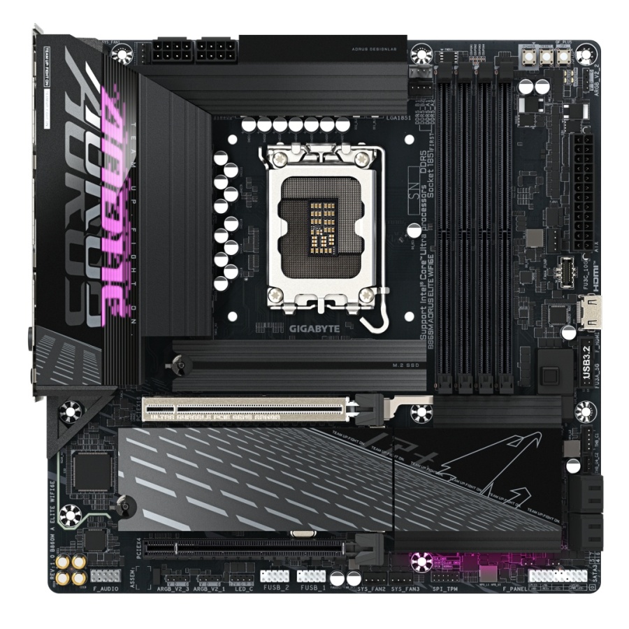 Placa de Baza GIGABYTE B860M AORUS ELITE WIFI6E LGA1851 - Img 2