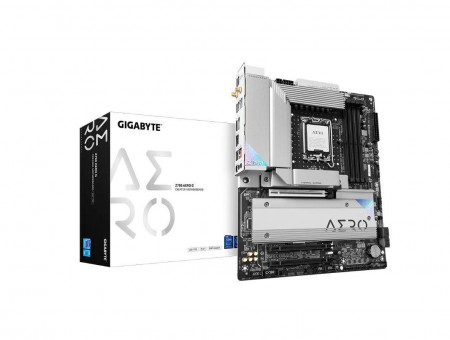 Placa de baza Gigabyte Z790 AERO G LGA 1700, Z790, PCIe Gen 5, ATX, 4x DIMM slots, DDR5 7600MHz(OC), 5 x M.2 , 4 x SATA, 2.5Gb LAN, WIFI 6E, HDMI, 8x USB, Type-C