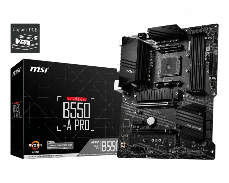 Placa de baza MSI B550-A PRO, Socket AM4 - Img 2