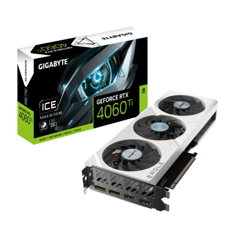 Placa Video GIGABYTE GEFORCE RTX 4060 TI EAGLE OC ICE 8GB GDDR6 128 bit, PCIE 4.0, 2x DP 2x HDMI - Img 8