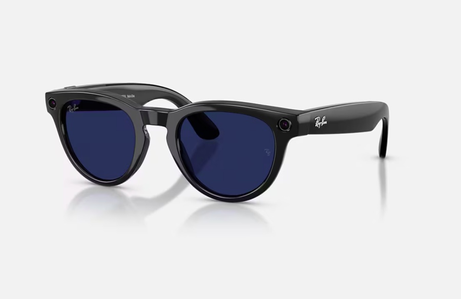RayBan Meta HEADLINER LowBridgeFit Shinny Black - Sapphire Transitions® Gen2 - Img 2
