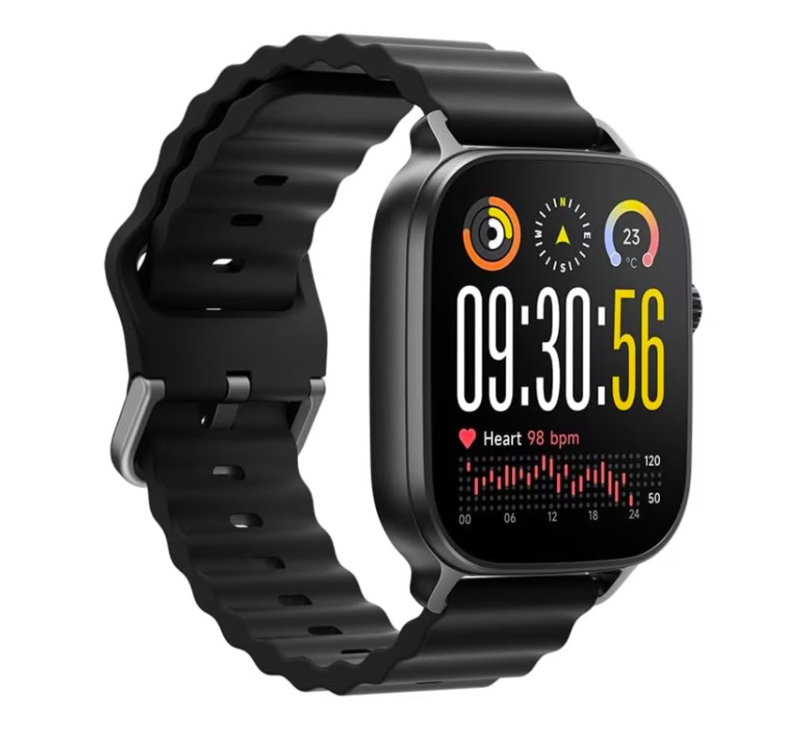 Realme Watch 5, Ecran AMOLED 1.97", NFC, GPS, IP68, Titanium Black - Img 2