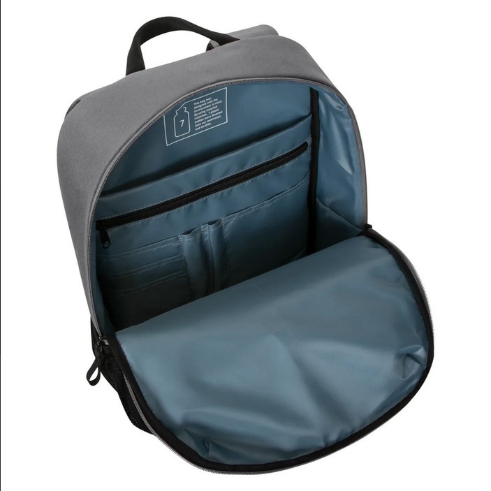 Rucsac laptop Targus 16" Sagano EcoSmart, pentru laptopuri de 16" sau mai mici, capacitate 20 de litri, material RPET 500, dimensiun: 30 x 14 x 50 cm, greutate 0.48 kg, negru/gri - Img 2