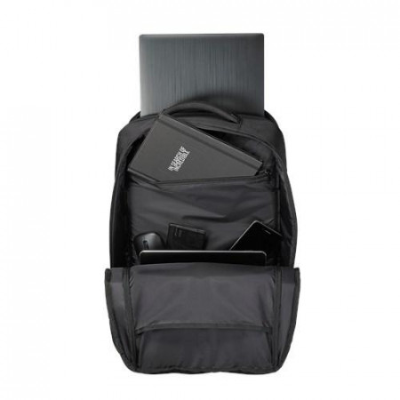 Rucsac Notebook ASUS Atlas, 17", negru, compartiment cu buzunare pentru accesorii mici, buzunar cu blocare RFID in compartimentul din fata pentru protejarea cardurilor de credit si a altor informatii confidentiale, buzunar ascuns cu gaura pentru cablu
