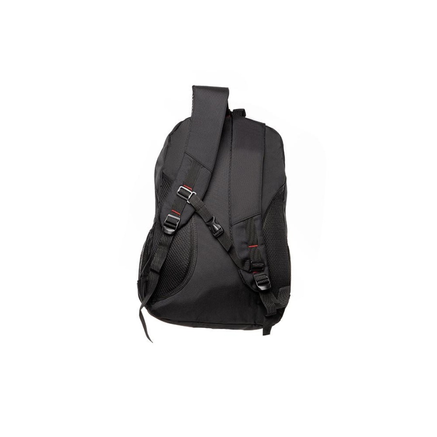 Rucsac Spacer Chicago pentru notebook de max. 17″, 3 compartimente, buzunar frontal, buzunar lateral x 2,2 manere, waterproof, poliester, negru - Img 4