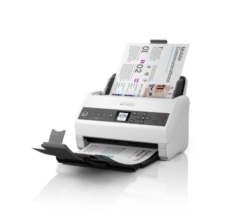 Scanner Epson DS-730N, dimensiune A4, tip sheetfed, viteza scanare: 40 ppm alb-negru si color, rezolutie optica 1200dpi, ADF Single Pass 100 pagini, duplex, Scan to Email, Scan to FTP, Scan to Web folders, Scan to Network folders, software: Epson Device - Img 5