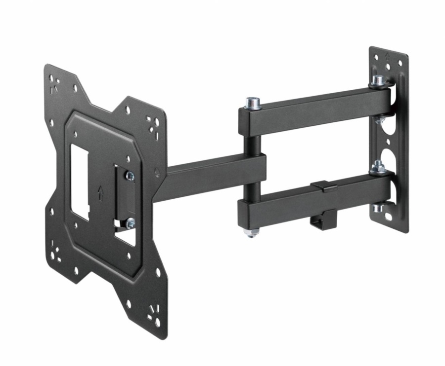 Suport de perete Akai cu inclinatie +3/-10°, diagonala display 23"-43", VESA min. 100x100, VESA max. 200x200, suporta pana la 30kg, distanta fata de perete MAX 378mm, negru - Img 2