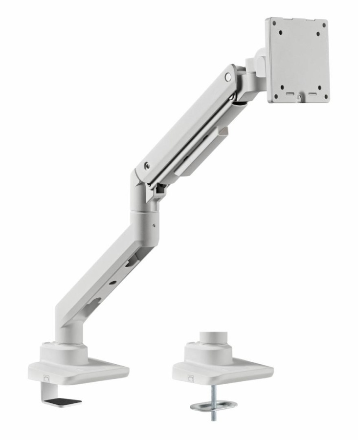 Suport monitor Serioux MM69-C012, compatibilitate dimensiune ecran 17"-49", arc cu gaz, greutate maximă suportata: (per ecran): 2~20 kg, VESA: 75x75, 100x100, inclinare: +50°~-20°, pivotare: +90°~-90°, rotația ecranului: +180°~-180°, instalare: clemă, - Img 2
