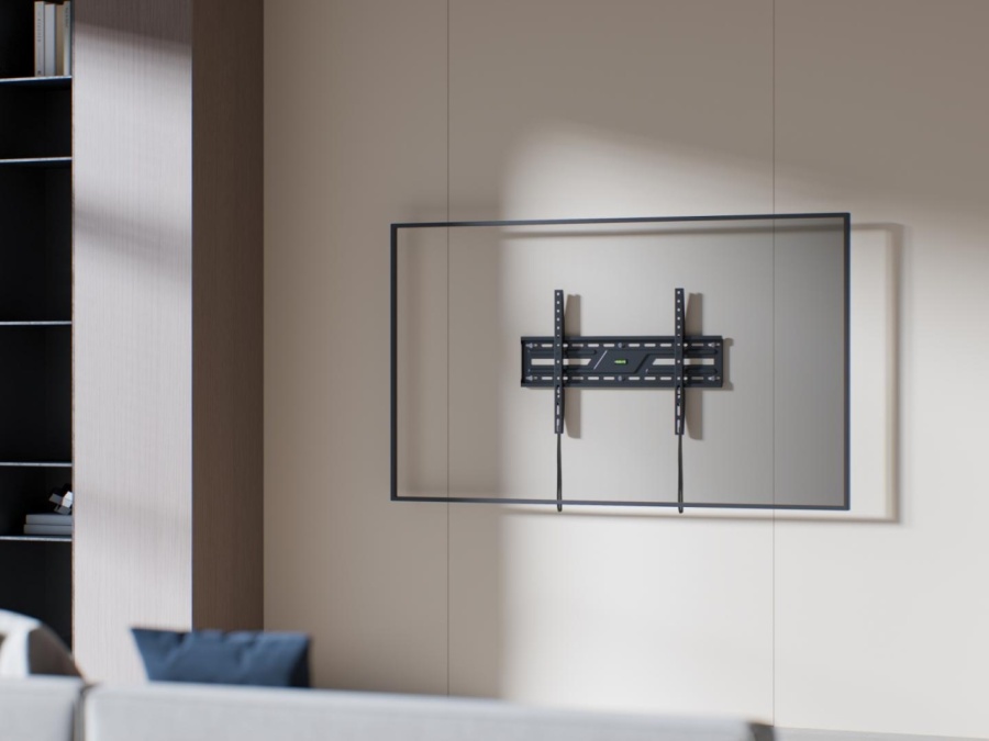 Suport perete TV Serioux 37-86" Fix 75kg Profil 24mm Material: Otel Finisarea suprafeței: vopsea electrostatica Dimensiune ecran: 37"-86" Compatibilitate VESA: 75x75, 100x100, 100x150, 150x100, 100x200, 200x100, 150x150, 200x200, 200x300, 300x200, - Img 7