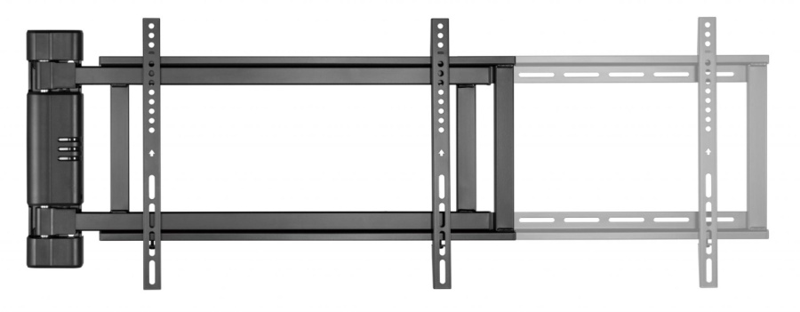 Suport TV Motorizat Serioux 32-75" 50kg compatibilitate dimensiune ecran 32"-75" VESA 200x200 - 600x400 greutate maxima suportata 50kg Profile Min.56mm Swivel 0°~+170° - Img 6