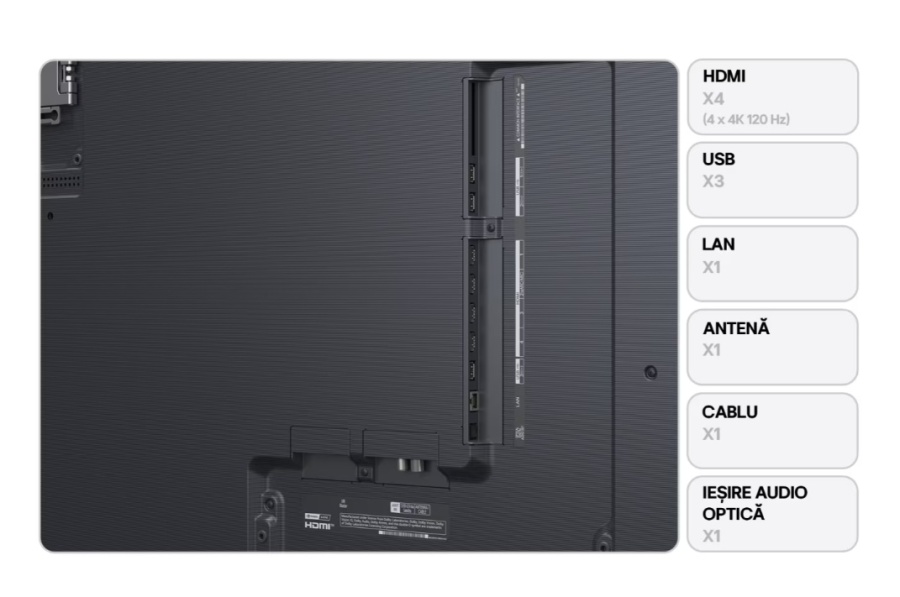 Televizor OLED Evo Smart LG 83G51LW, 4K, HDR, 210cm - Img 2