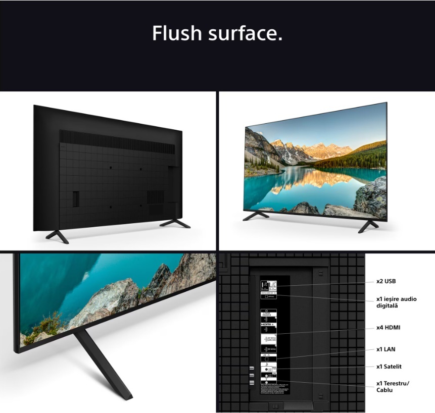 Televizor Sony BRAVIA 3 LED 65S35, 164 cm, Smart Google TV, 4K Ultra HD, Clasa E - Img 6