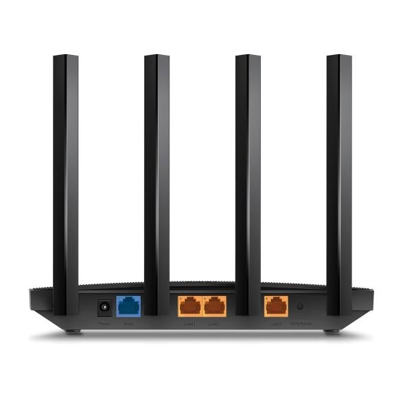 TP-Link Router Gigabit Dual-Band Wi-Fi 6 AX1500 ARCHER AX17, Standarde wireless: IEEE 802.11ax/ac/n/a 5 GHz, IEEE 802.11n/b/g 2.4 GHz, Viteza: 5 GHz: 1201 Mbps, 2.4 GHz: 300 Mbps, 4 antene fixe, Interfata: 1× port WAN Gigabit, 3× porturi LAN Gigabit, - Img 2