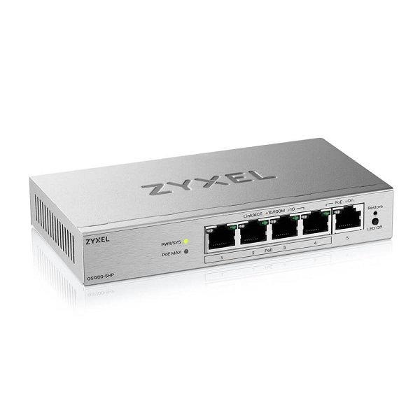ZYXEL GS1200-5HPV3 5-Port Gigabit PoE Web-Managed Switch - Img 5