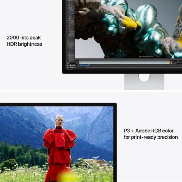 Apple Studio Display XDR - 27" Retina 5K - Nano-Texture Glass with VESA Mount Adapter (Stand not included) - Img 5
