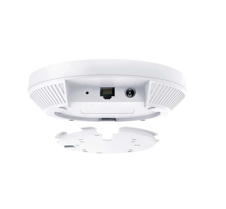 AX1800 Ceiling Mount Dual-Band Wi-Fi 6 Access Point PORT:1× Gigabit RJ45 Port SPEED:574Mbps at 2.4 GHz + 1201 Mbps at 5 GHz FEATURE: 802.3at POE and 12V DC (Power Adapter is not included), 2 ×Internal Antennas, MU-MIMO, Seamless Roaming, Band Steering, - Img 3
