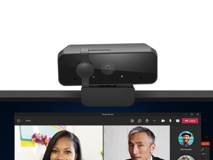 Camera web Lenovo 310 FHD cu microfon integrat; conectivitate: USB-A, rezolutie: 1920x1080 la 15fps, 20fps, 25fps, 30fps (MJPEG); camp vizual: 85°; compatibila cu: Windows 10, Windows 11, Mac OS, ChromeOS; greutate: 251g; culoare: negru - Img 5