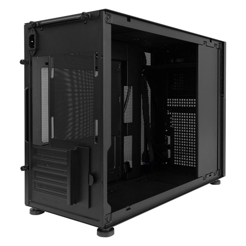 Carcasa 1stPlayer® MI6-EV, Micro-ATX, display 8 inches, 4 ventilatoare aRGB, negru - Img 7