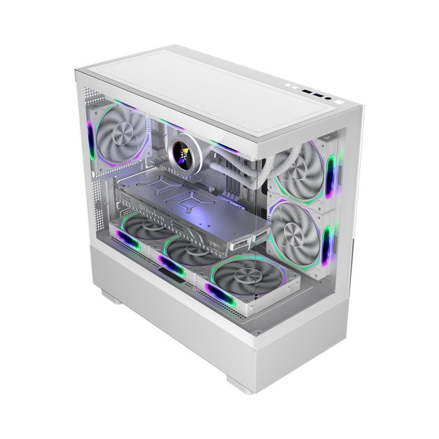 Carcasa 1STPLAYER MI5 Mid Tower ARGB ALB - Img 3