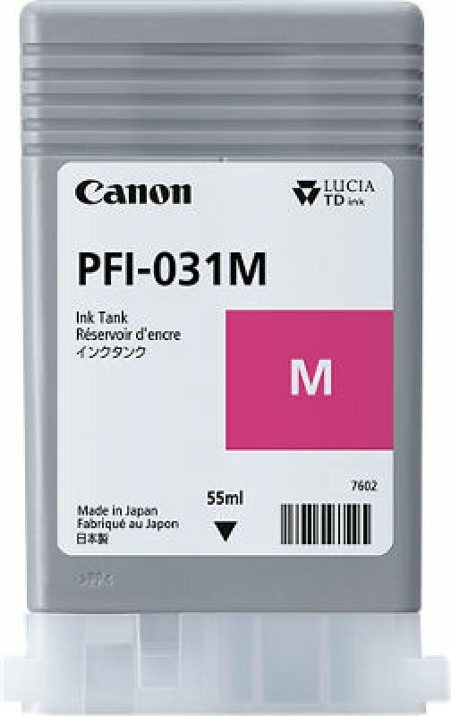 Cartus cerneala Canon PFI-031M, Magenta, capacitate 55ml, pentru Canon TM-240, TM-340. - Img 3
