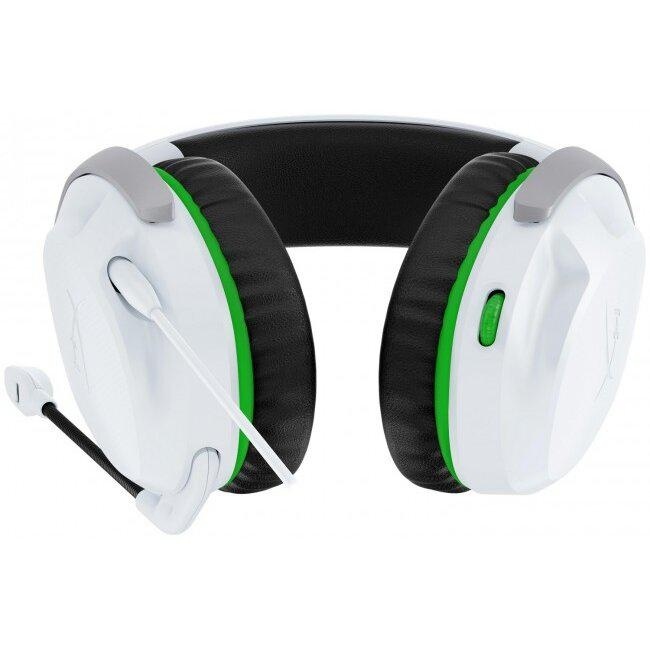 Casti gaming cu fir HyperX CloudX Stinger 2 Xbox/PC, jack 3,5mm pentru conectare direct la controller, drivere 50mm, slidere gradate, microfon cu noise cancelling, spuma cu memorie, alb - Img 3