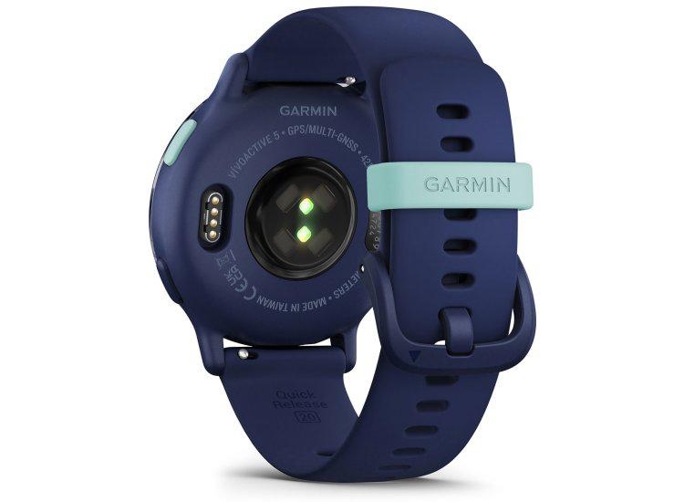 Ceas smartwatch Garmin vívoactive 5 Blue/Blue Metal - Img 3