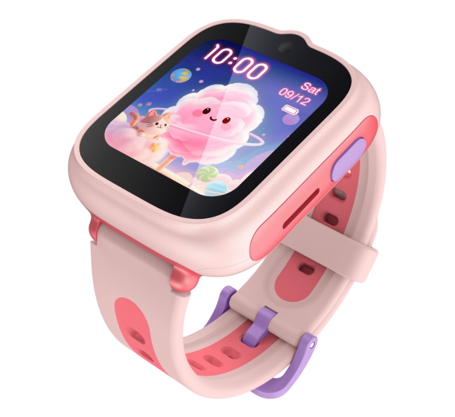 Ceas SmartWatch pentru copii TCL MOVETIME Kids Watch MT48, 1.68", 4G, GPS, IP68 2ATM, Camera 2MP, Cosmic Pink - Img 5