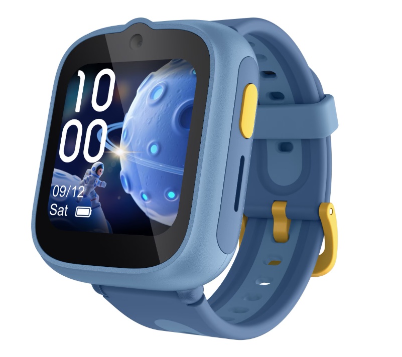 Ceas SmartWatch pentru copii TCL MOVETIME Kids Watch MT48, 1.68", 4G, GPS, IP68 2ATM, Camera 2MP, Galactic Blue - Img 4