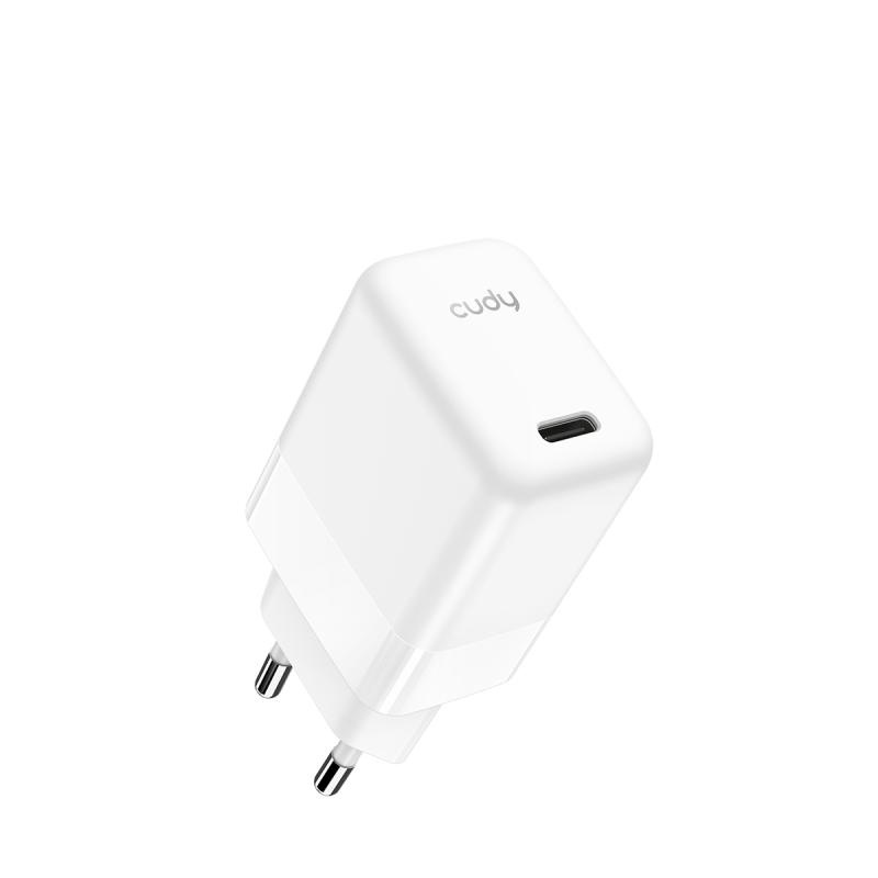 CUDY 30W USB-C Charger, GaN, 1 USB-C port, QC+PD 3.0, EU plug, for iPhone 12 Series and above, Galaxy, iPad, MacBoook Air and More - Img 2