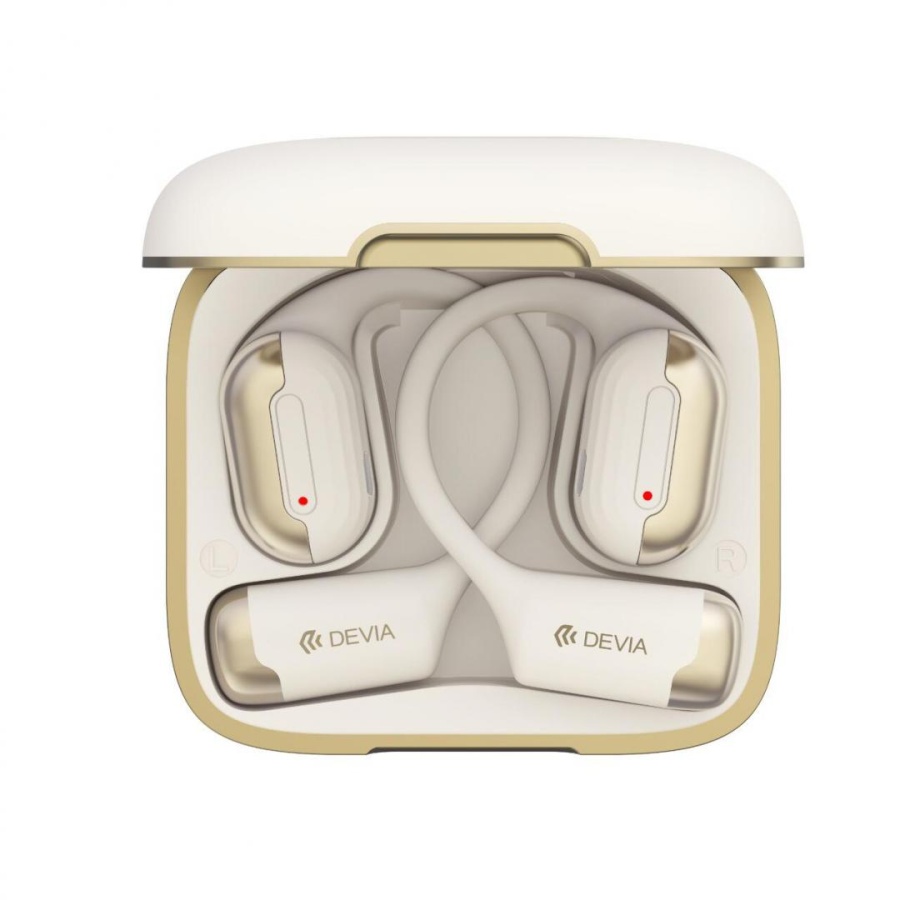 Devia Casti Bluetooth Wireless Open-Ear OWS Pro1 Bej - Img 2