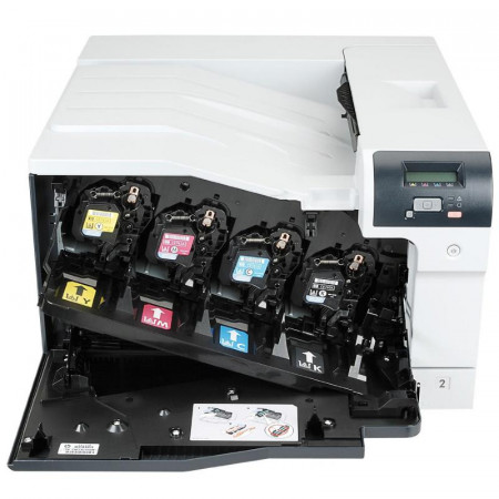 Imprimanta laser color HP Color LaserJet Professional CP5225n, dimensiune A3, viteza max 20ppm alb-negru si color, rezolutie 600x600 dpi, procesor 540 MHz, memorie 192MB, alimentare hartie 250 coli, 1 tava multifunctionala de 100 de coli, limbaje de