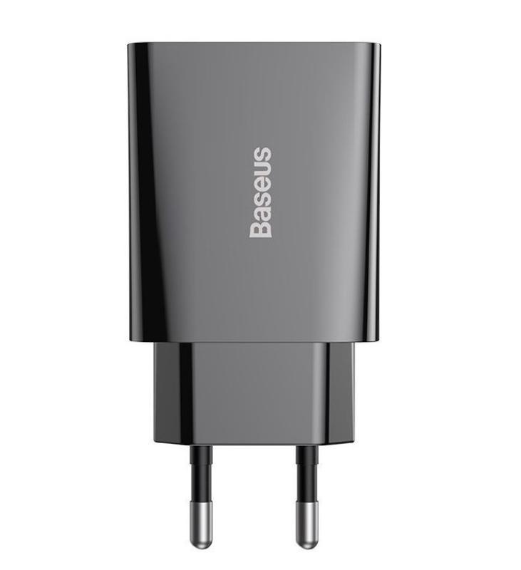 INCARCATOR retea Baseus Speed Mini, Quick Charge 20W, 1 x USB Type-C 5V/3A max, negru - Img 12