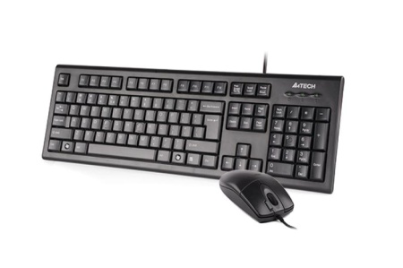Kit tastatura + mouse A4tech KR-8520D, cu fir, negru - Img 5