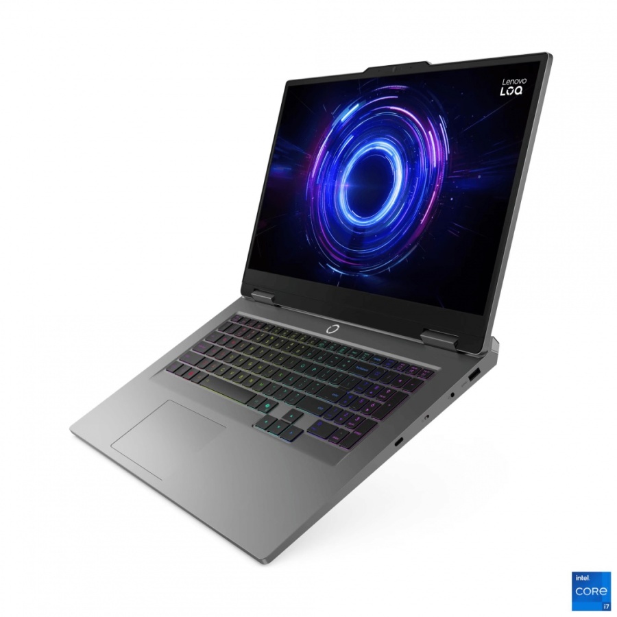 Laptop Lenovo Gaming LOQ 17IRX10, 17.3" FHD (1920x1080) IPS 300nits Anti-glare, 100% sRGB, 165Hz, G-SYNC®, Intel® Core™ i7-13650HX, 14C (6P + 8E) / 20T, P-core 2.6 / 4.9GHz, E-core 1.9 / 3.6GHz, 24MB, video NVIDIA® GeForce RTX™ 5050 8GB GDDR7, Boost - Img 2