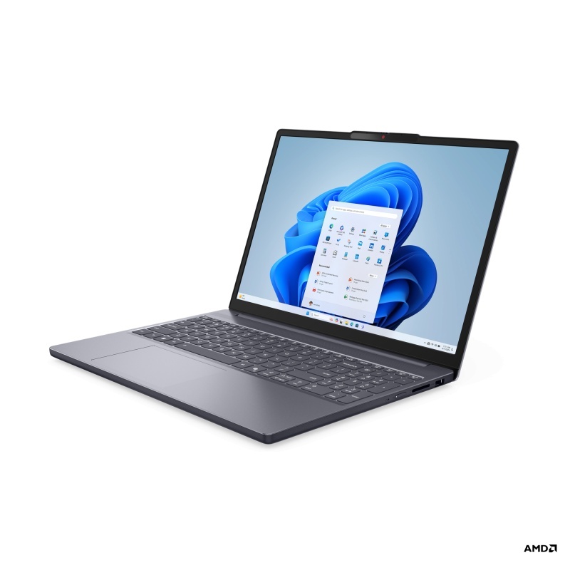 Laptop Lenovo IdeaPad Slim 3 15ARP10, 15.3" WUXGA (1920x1200) IPS 300nits Anti-glare, 45% NTSC, 60Hz, AMD Ryzen™ 5 7535HS (6C / 12T, 3.3 / 4.55GHz, 3MB L2 / 16MB L3), video Integrated AMD Radeon™ 660M Graphics, RAM 8GB Soldered DDR5-4800 + 8GB SO-DIMM - Img 6