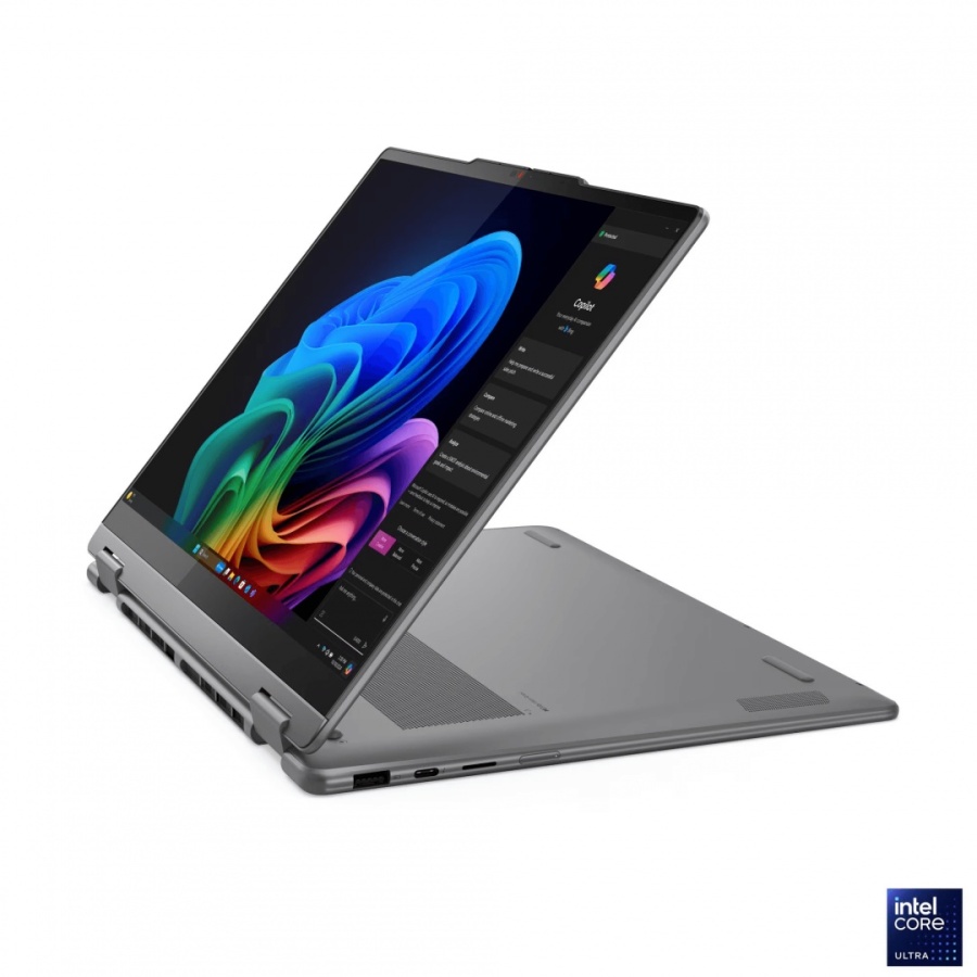 Laptop Lenovo Yoga 7 2-in-1 14ILL10, 14" WUXGA (1920x1200) OLED 600nits (peak) / 400nits (typical) Glossy / Anti-fingerprint, 100% DCI-P3, 60Hz, Dolby Vision®, TÜV Low Blue Light, DisplayHDR™ True Black 500, Glass, Touch, Intel® Core Ultra 7 256V, 8C (4P - Img 11
