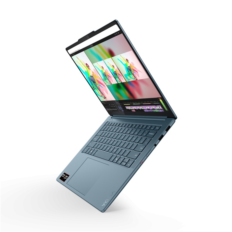 Laptop Lenovo Yoga Pro 7 14AKP10, 14.5" 3K (2944x1840) OLED 1000nits (peak) / 500nits (typical) Glossy, 100% DCI-P3, 90Hz, Eyesafe®, Dolby Vision®, DisplayHDR™ True Black 600, Glass, X-Rite®, PureSight Pro, AMD Ryzen™ AI 7 350 (8C / 16T, 2.0 / 5.0GHz, - Img 2
